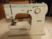 ELNA macchina da cucire elettrica vintage anni '70 con valigetta e accessori