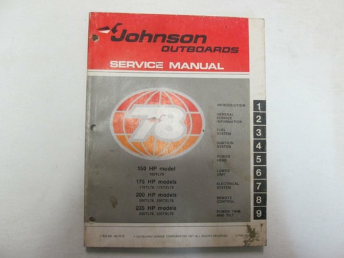 1978 johnson fuoribordo 150 - 1978,