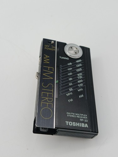 Toshiba black am fm - rp-33,