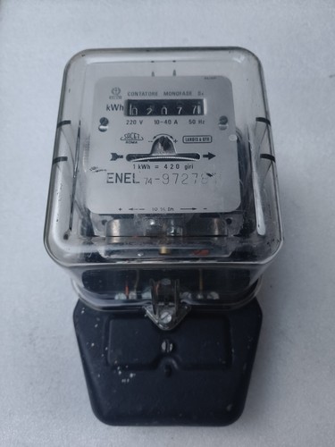 Contatore elettrico monofase - contatore,