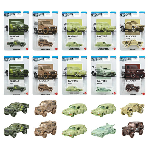 Hot wheels pantone - hot,