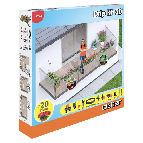 Claber 90764 kit drip - 90764, per