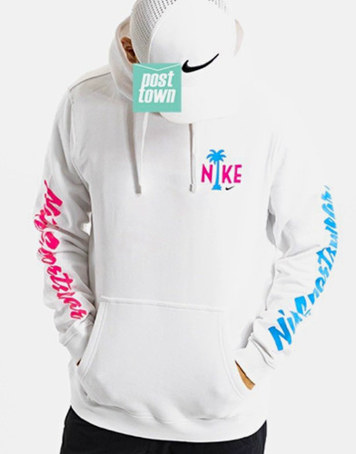 Felpa con cappuccio nike uomo - con,