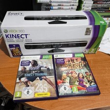 SENSORE KINECT xbox 360, SCATOLA COMPLETA + 2 GIOCHI PER XBOX KINECT
