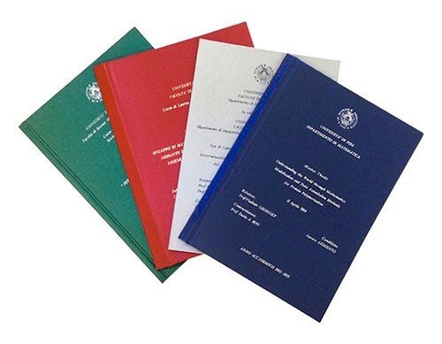 Confezione copertine tesi - , di