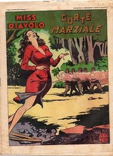 MISS DIAVOLO n 19 corte marziale ( 1949)  ORIGINALE