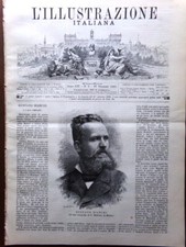 L'Illustrazione Italiana 25 Gennaio 1885 Elssler Spedizione in Mar Rosso Bianchi