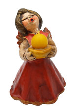 THUN VINTAGE - ANGELO ROSSO CON CANDELA - CM 20  ( 3 )