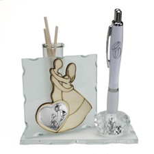 33122 Bomboniere Profumatore PortaPenne Cristallo Albero Vita Sposi Anniversario