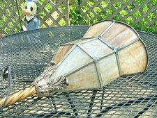 Applique da parete teatro in vetro colorato art noveau teatro antico Chicago