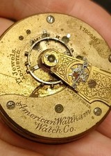 WALTHAM AMERICAN  OROLOGIO DA TASCA, POCKET WATCH MOVEMENT MONTRE A GOUSSET