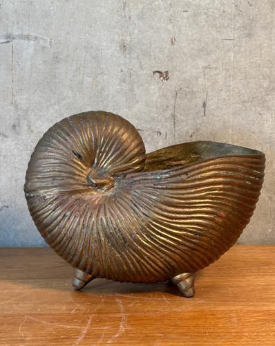 Fioriera vintage ottone