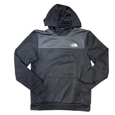 The North Face Felpa con Cappuccio Uomo Pullover Nero con Logo - Pile Reaxion Taglia M