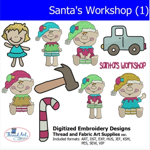 Set disegno ricamo officina - ricamo,