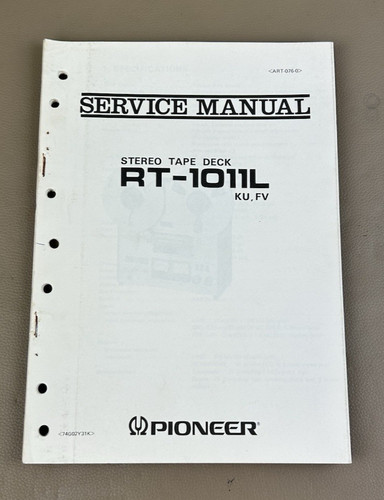 Pioneer 1011l reel - pioneer, rt-1011l