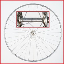 RUOTA ANTERIORE LEGNANO ROMA VINTAGE OLD TUBOLAR ROAD RACING NISI ZIGRINATO