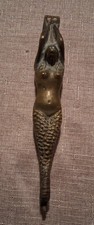 Schiaccianoci in ottone Forma Di sirene lunghezza 16 Cm