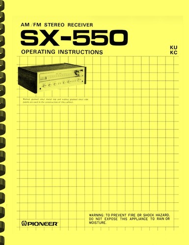 Pioneer 550 ricevitore - pioneer,