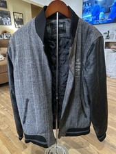 21Men Varsity Jacket M Gray