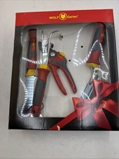 WOLF Set di Attrezzi da Giardino 4 Pezzi, Set Regalo per Giardino - NUOVO & IMBALLO ORIGINALE