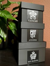 Scatola collezione monete - da,
