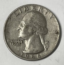 1966 QUARTER DOLLAR GEORGE WASHINGTON
