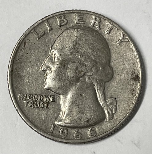 1966 quarter dollar george - 1966,