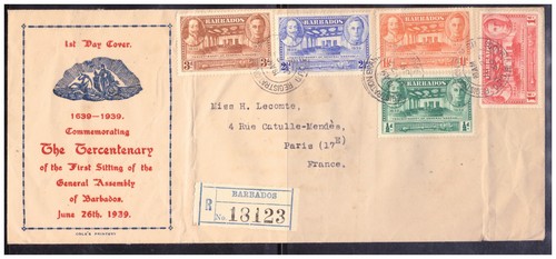 Busta colonie inglesi barbados - busta,