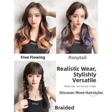 Extension Capelli Sintetici Ricci 55CM per PARRUCCA Stile Anime Finitura Opaca F