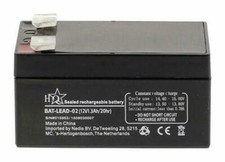 Batteria al Piombo 12v 1.2ah 1.3ah gel agm come FIAMM FG20121 e Yuasa NP1.2-12