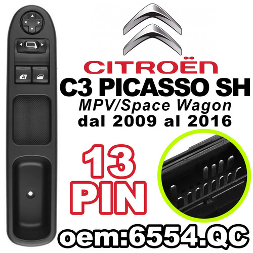 Pulsantiera alzacristalli - pulsantiera,