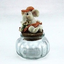 24825 Bomboniere Barattolo in vetro con Elefante per Bimba