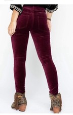 Pantalone skinny Aiko velluto