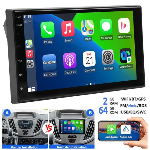Autoradio 64gb apple carplay - 2+64gb,