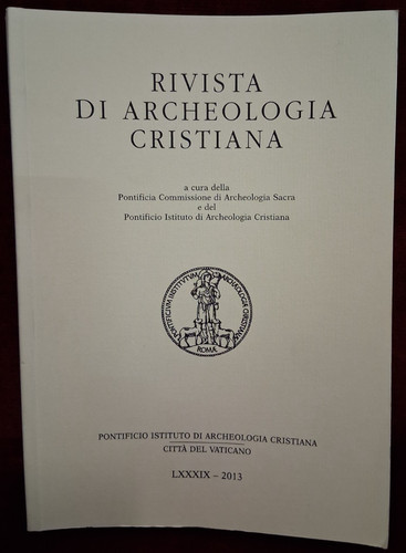 Rivista archeologia cristiana - rivista,