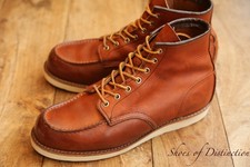 Scarpe stivali derby Redwing Red Wing 875 pelle marrone marrone chiaro uomo UK 10 US 11 EU 44
