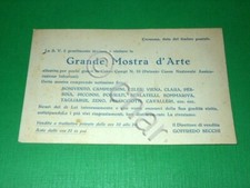 Cartolina Cremona - Invito x Grande Mostra d' Arte 1920 ca.