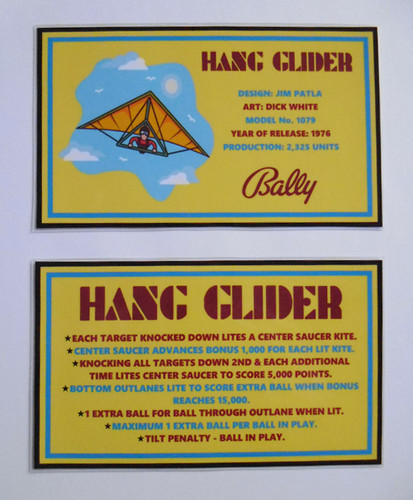 Hang glider bally 1976 - *,