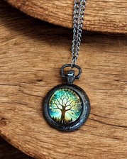 Orologio da tasca quarzo verde