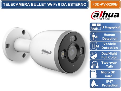 Telecamera bullet 3mp - telecamera, 6