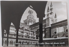 PAVIA 1967 CERTOSA - FIANCO SUD DAL CHIOSTRO PICCOLO - FOTO CARTOLINA VIAGGIATA