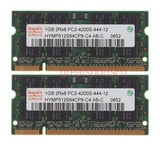 Hynix PC2-4200 2 GB 2 X 1 GB 2RX8 DDR2 533 Mhz 200 pin NON ECC SODIMM memoria computer portatile