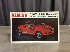 Catalogue 60’s FIAT 500