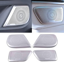 Set 4 griglie copri altoparlanti porta Burmester lucidate Mercedes Classe V 2014+ W447