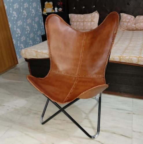 Poltrona farfalla pelle - poltrona, a