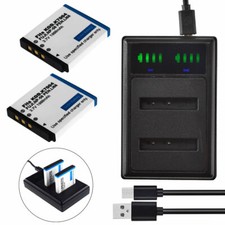2x batteria + caricatore LCD