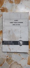 Helmet combat vehicle crewman dh 132-a 1985 kevlar elmetto