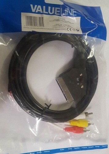 Cavo scart 3 x phono - scart,