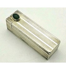 PORTA ROSSETTO IN ARGENTO 800 CON SPECCHIETTO-MADE ITALY-ANNI 30'-SILVER VINTAGE