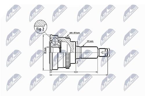 Kit giunti albero motore - , per